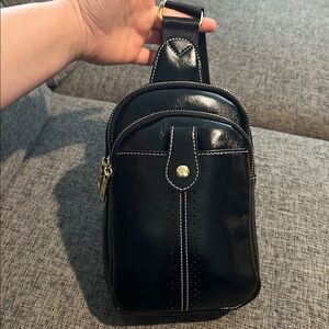 Black Small Sling Bag